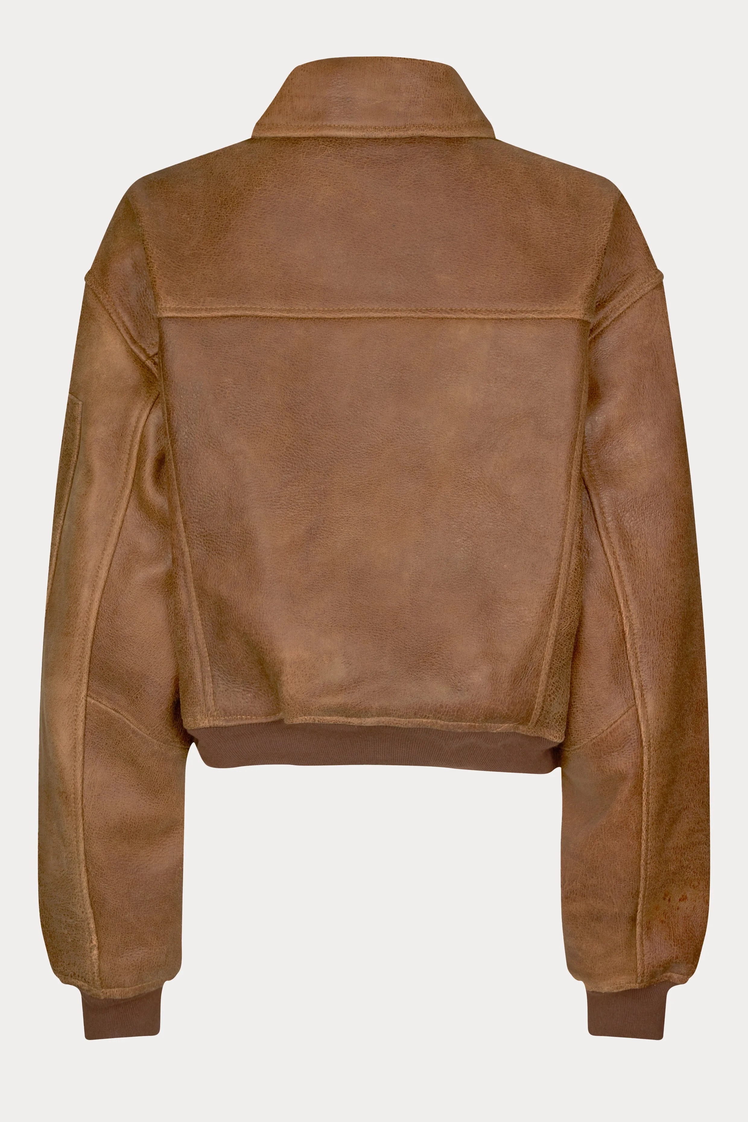 Rocky Leather Bomber