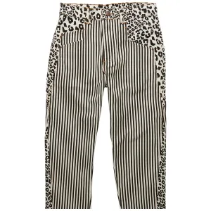 ROMON Women's Monochrome Patchwork Jeans