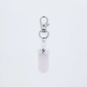 Rose Quartz Clip-on Pendant