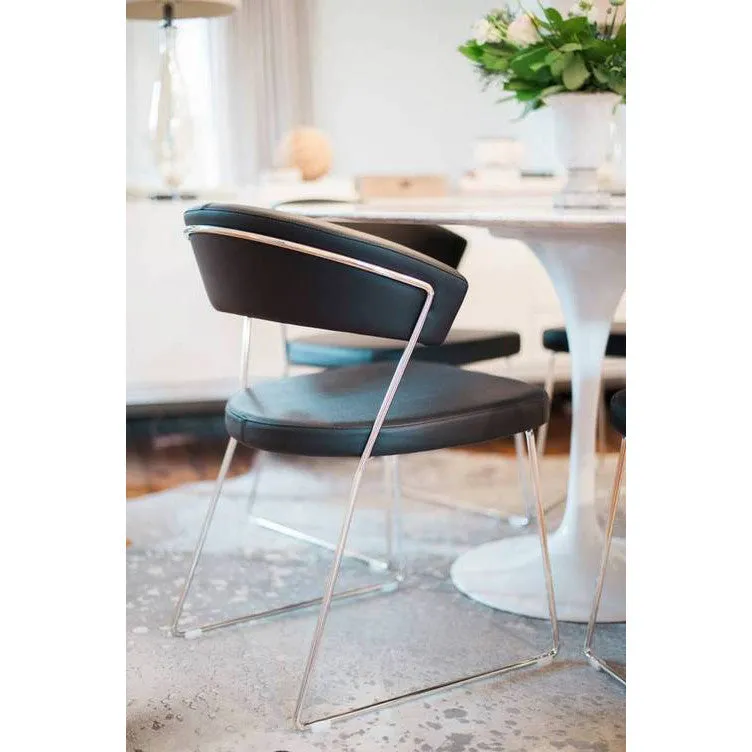 Round Marble Top Tulip Dining Table