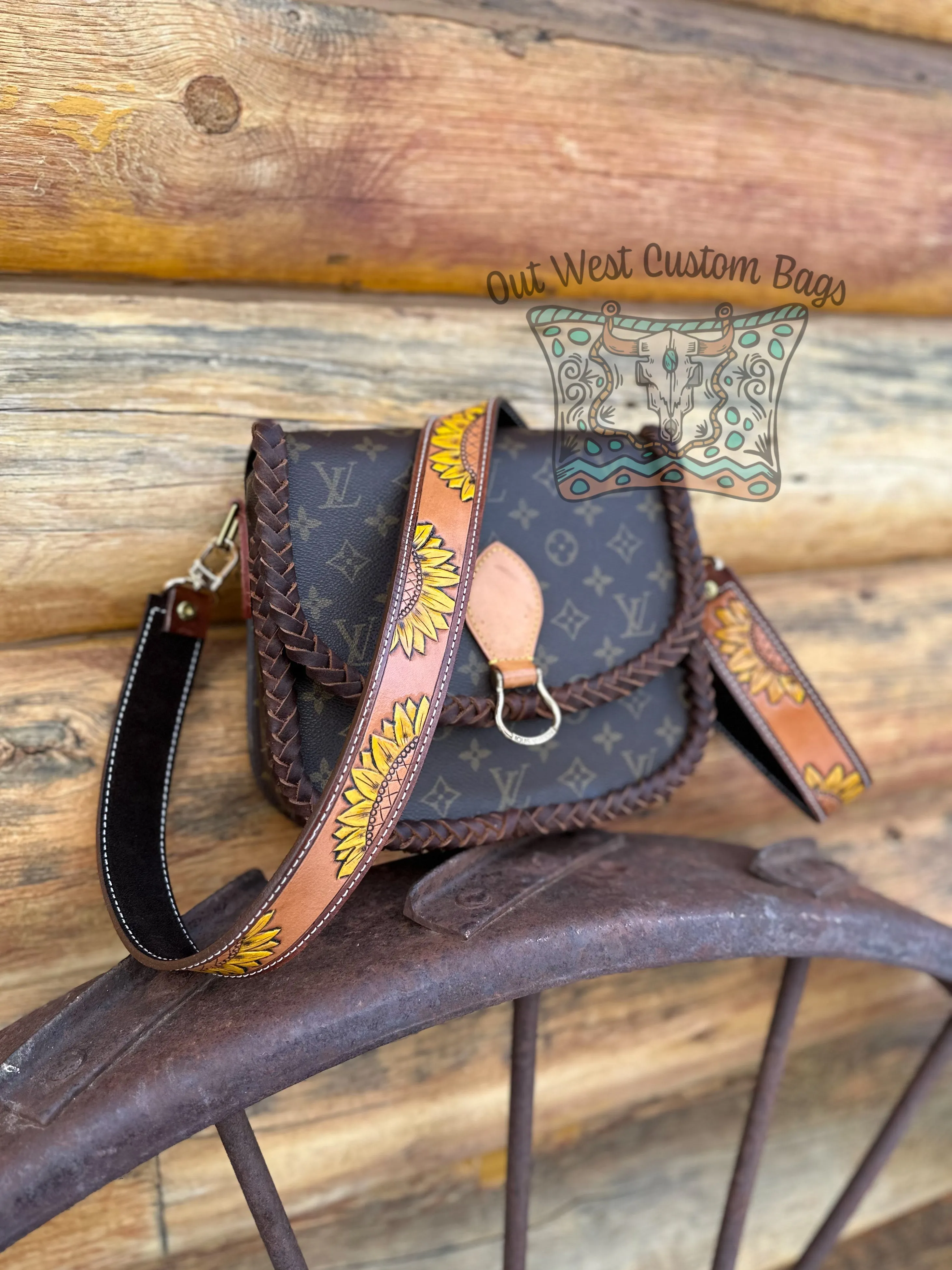 RTS Sunflower Leather Strap