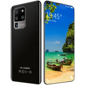 S30U Plus Mobile Phone 6.7-inch High-definition Large-screen 2 16GB Smartphone black_British plug