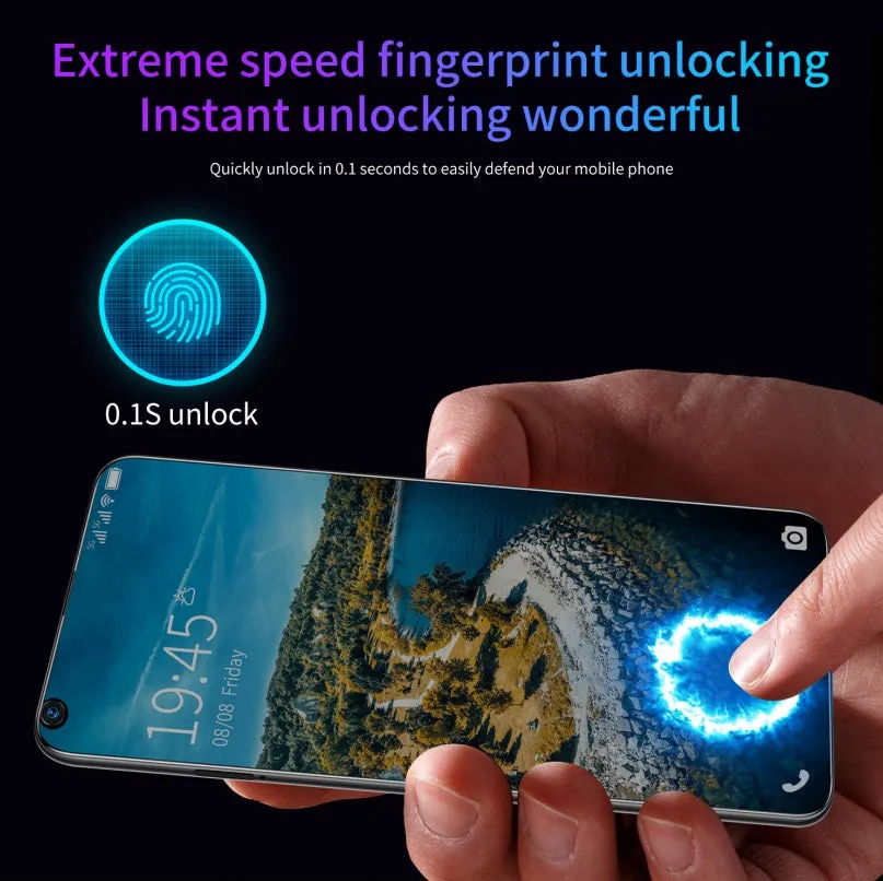 S30U Plus Mobile Phone 6.7-inch High-definition Large-screen 2 16GB Smartphone blue_European plug