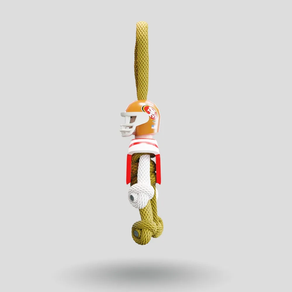 San Francisco 49ers Paracord Buddy Keychain