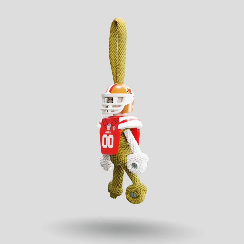San Francisco 49ers Paracord Buddy Keychain