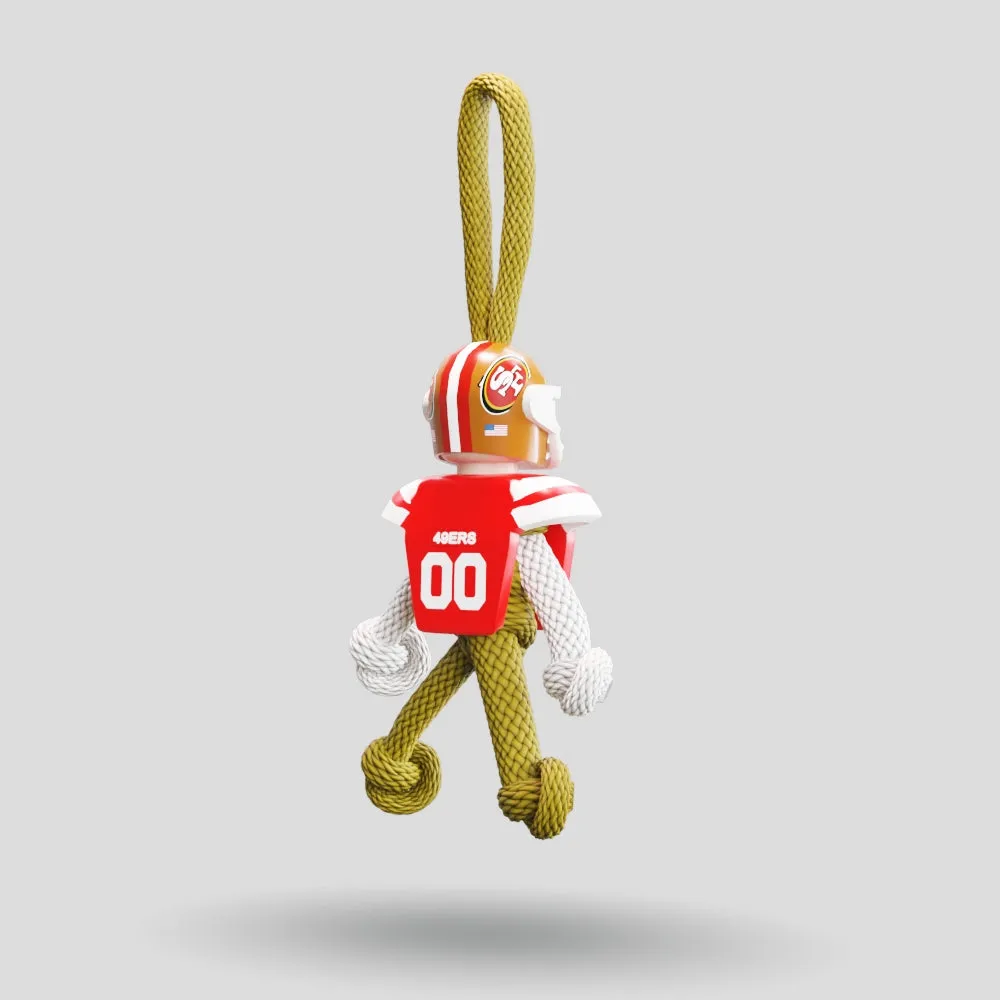 San Francisco 49ers Paracord Buddy Keychain