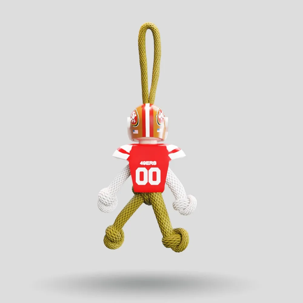 San Francisco 49ers Paracord Buddy Keychain