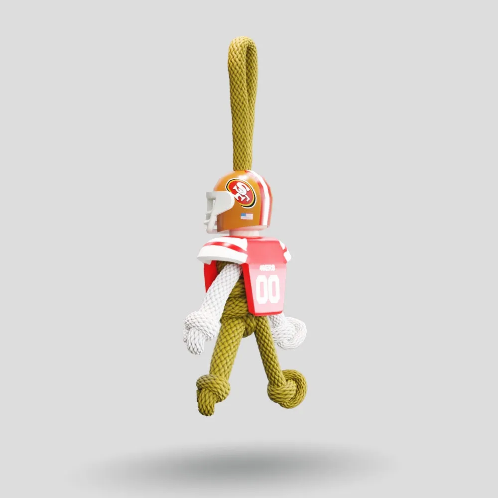 San Francisco 49ers Paracord Buddy Keychain