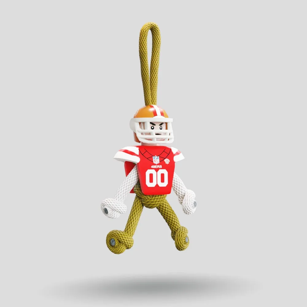 San Francisco 49ers Paracord Buddy Keychain