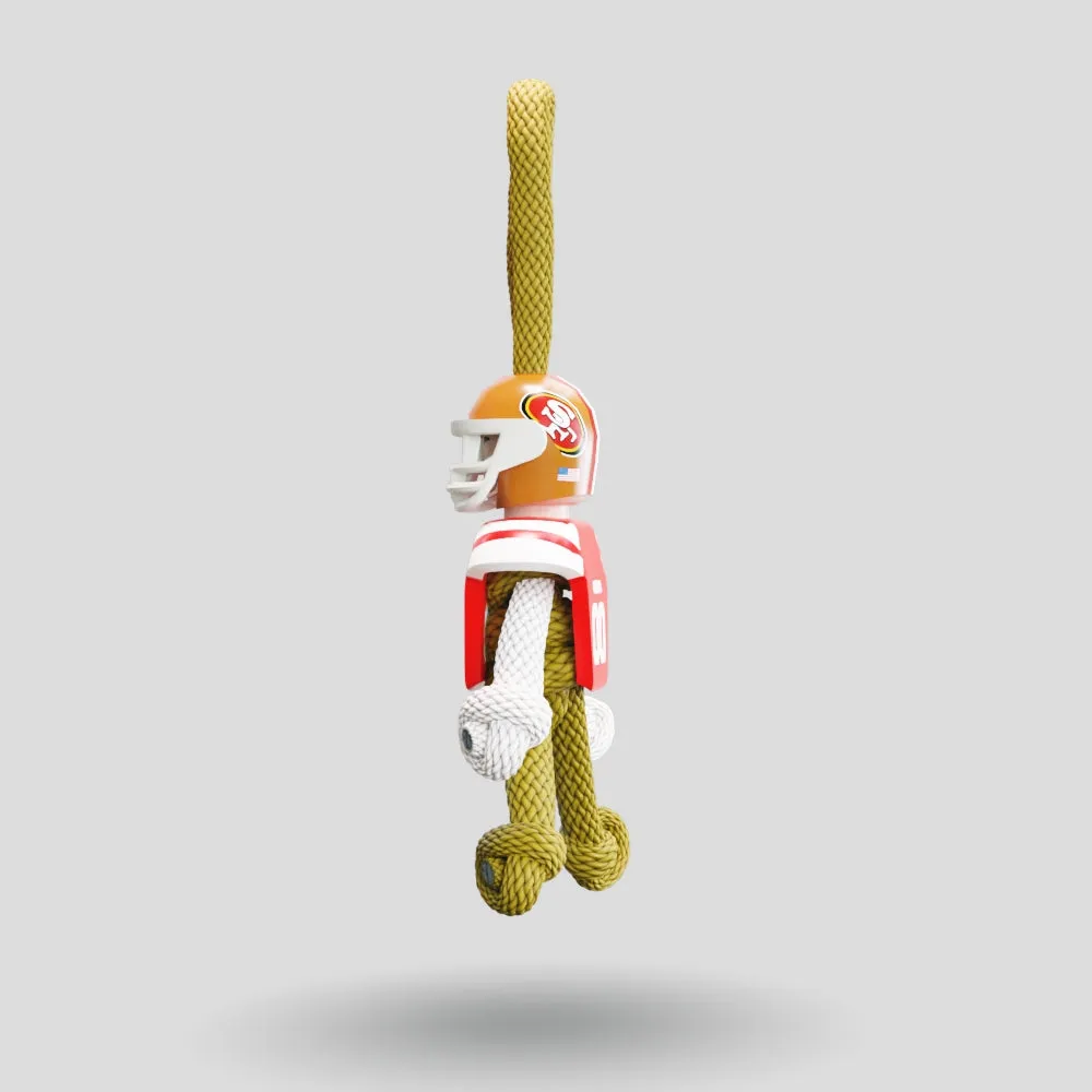 San Francisco 49ers Paracord Buddy Keychain