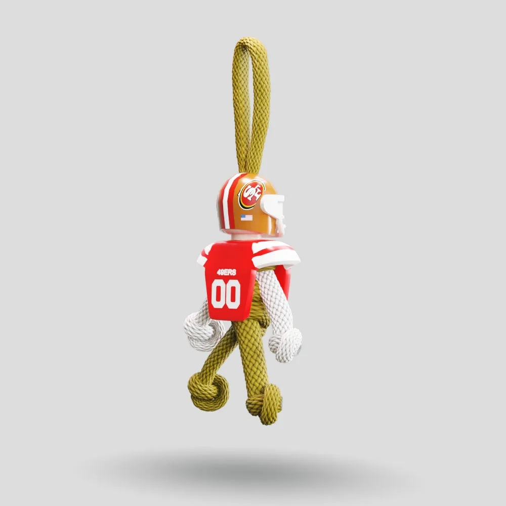 San Francisco 49ers Paracord Buddy Keychain