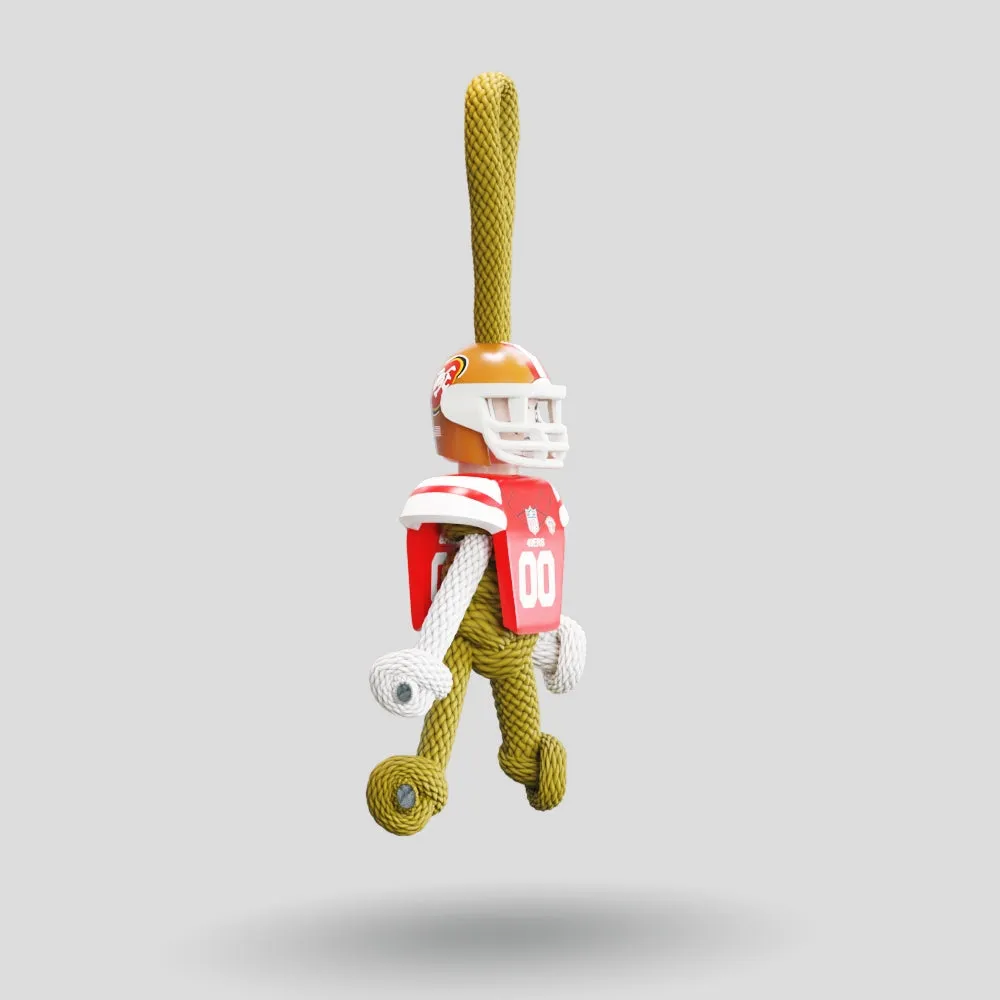 San Francisco 49ers Paracord Buddy Keychain