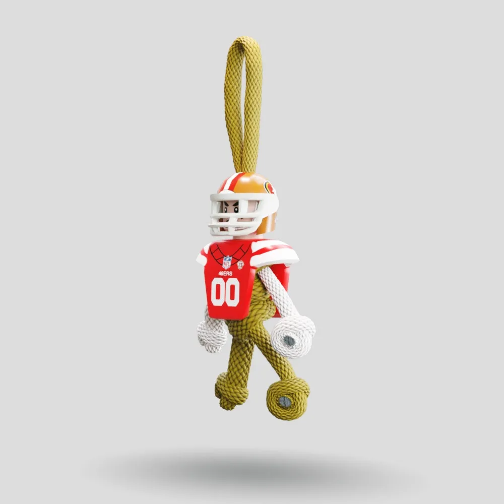 San Francisco 49ers Paracord Buddy Keychain