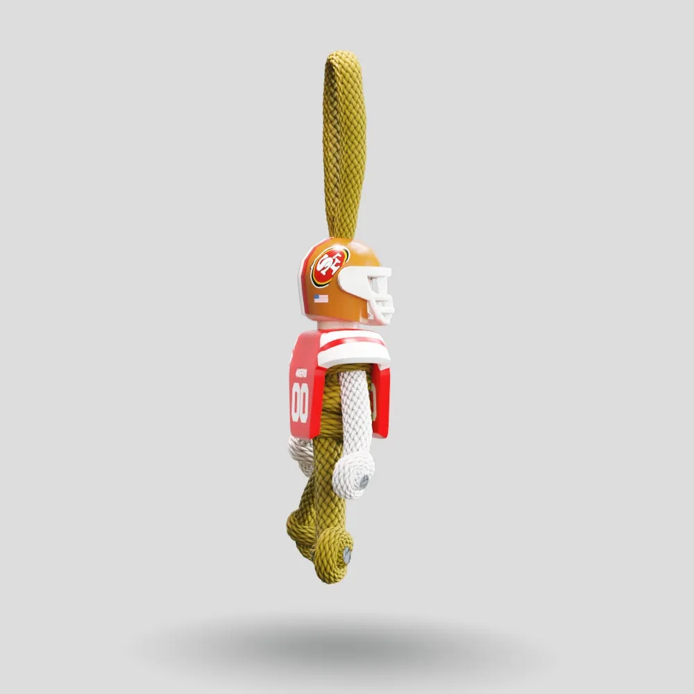 San Francisco 49ers Paracord Buddy Keychain