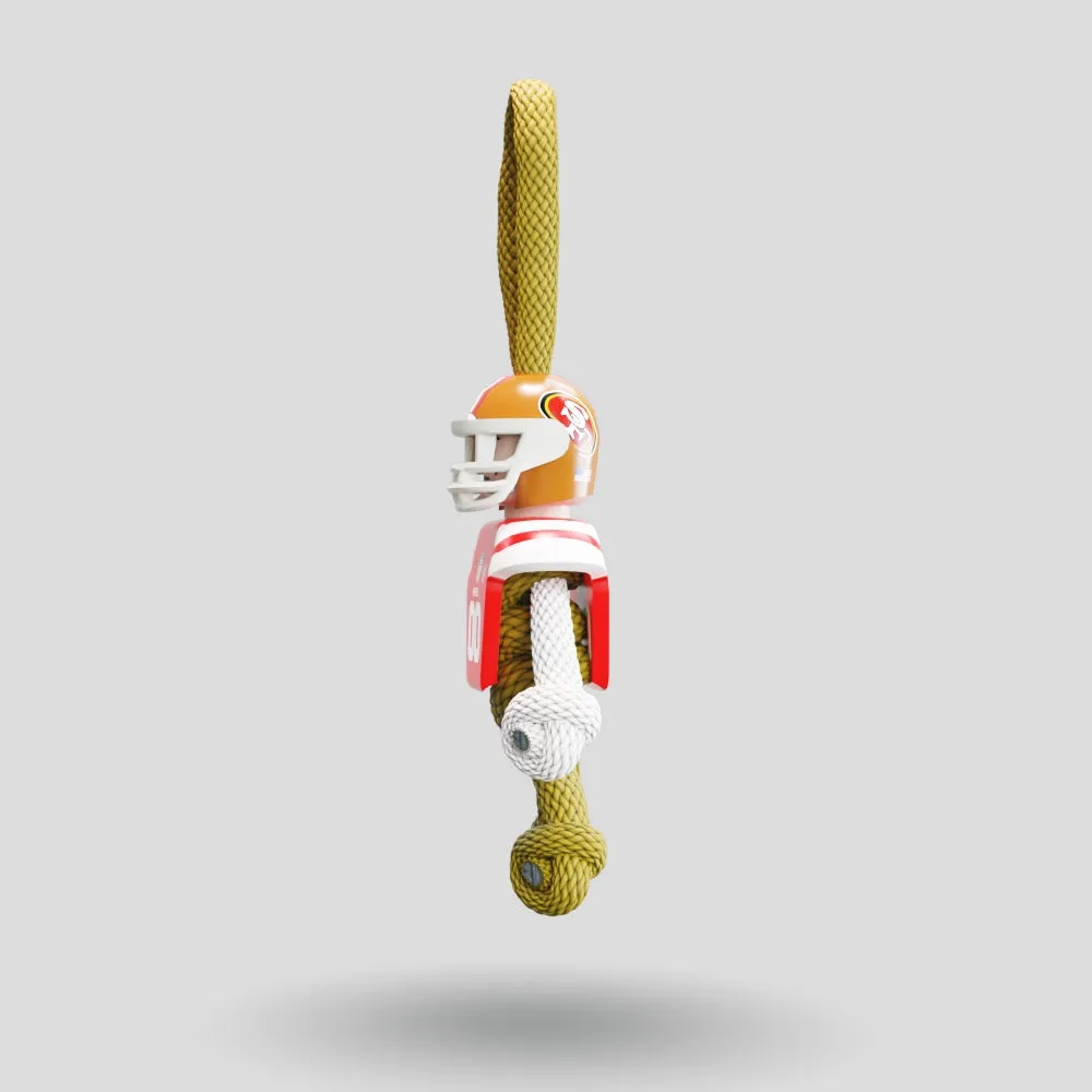 San Francisco 49ers Paracord Buddy Keychain