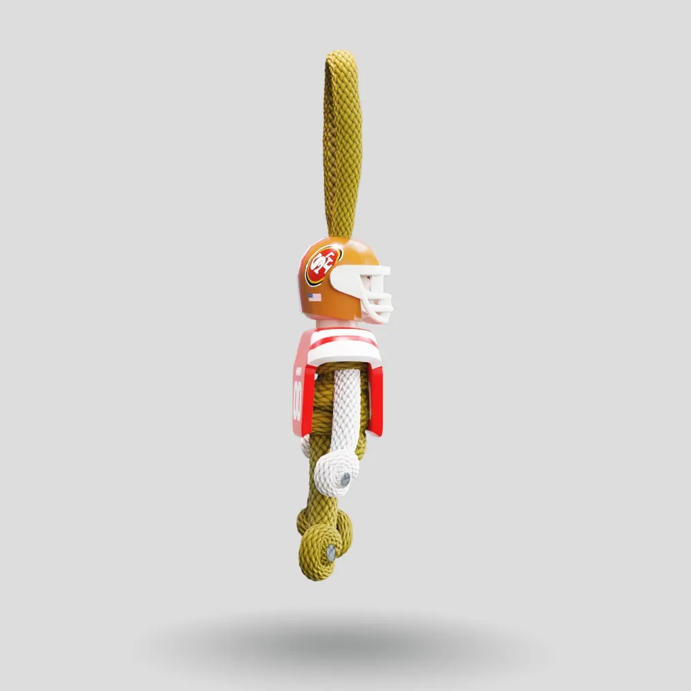 San Francisco 49ers Paracord Buddy Keychain
