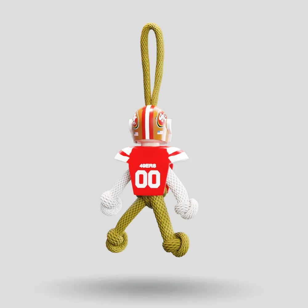 San Francisco 49ers Paracord Buddy Keychain