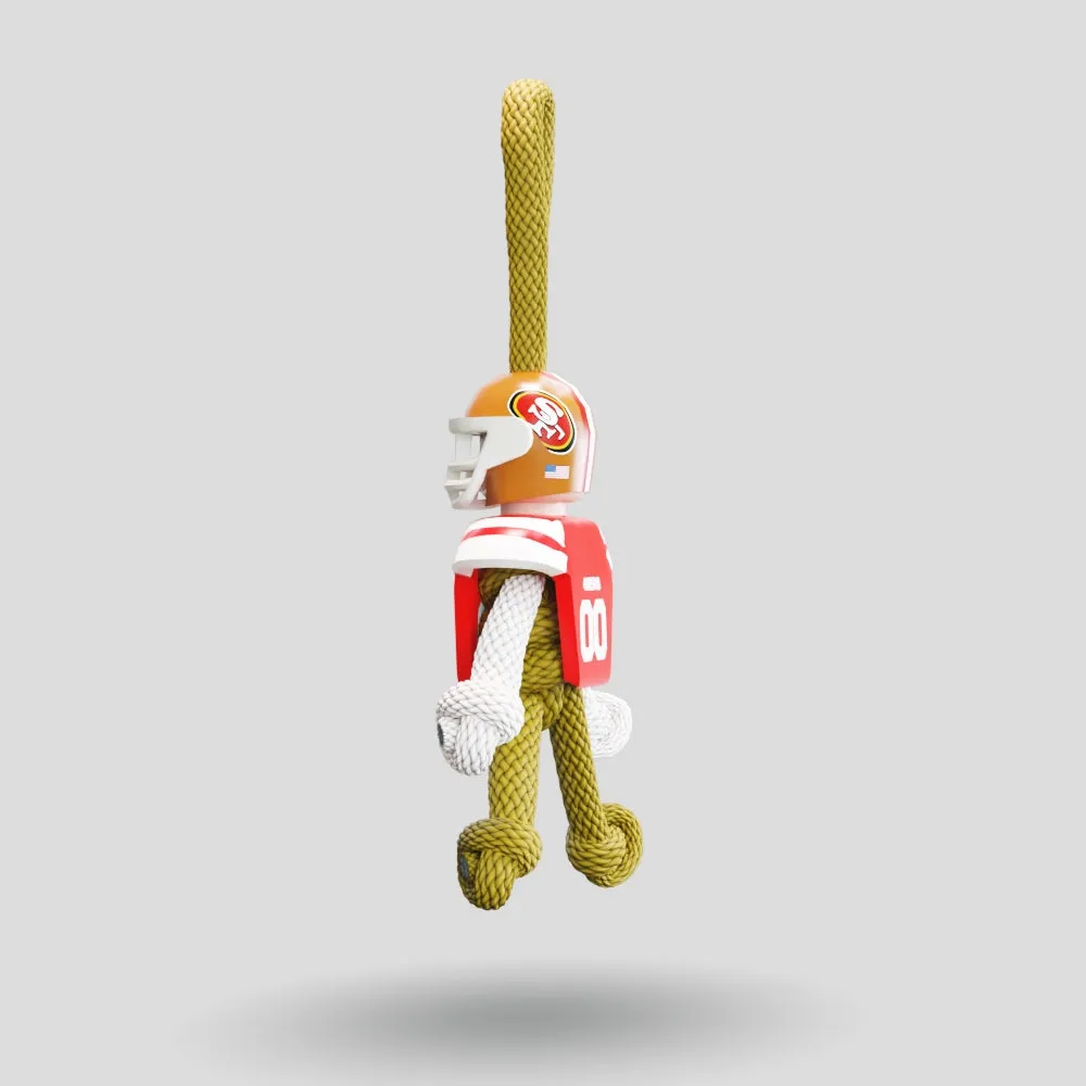 San Francisco 49ers Paracord Buddy Keychain