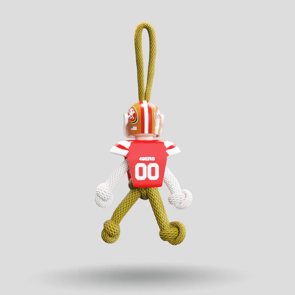 San Francisco 49ers Paracord Buddy Keychain