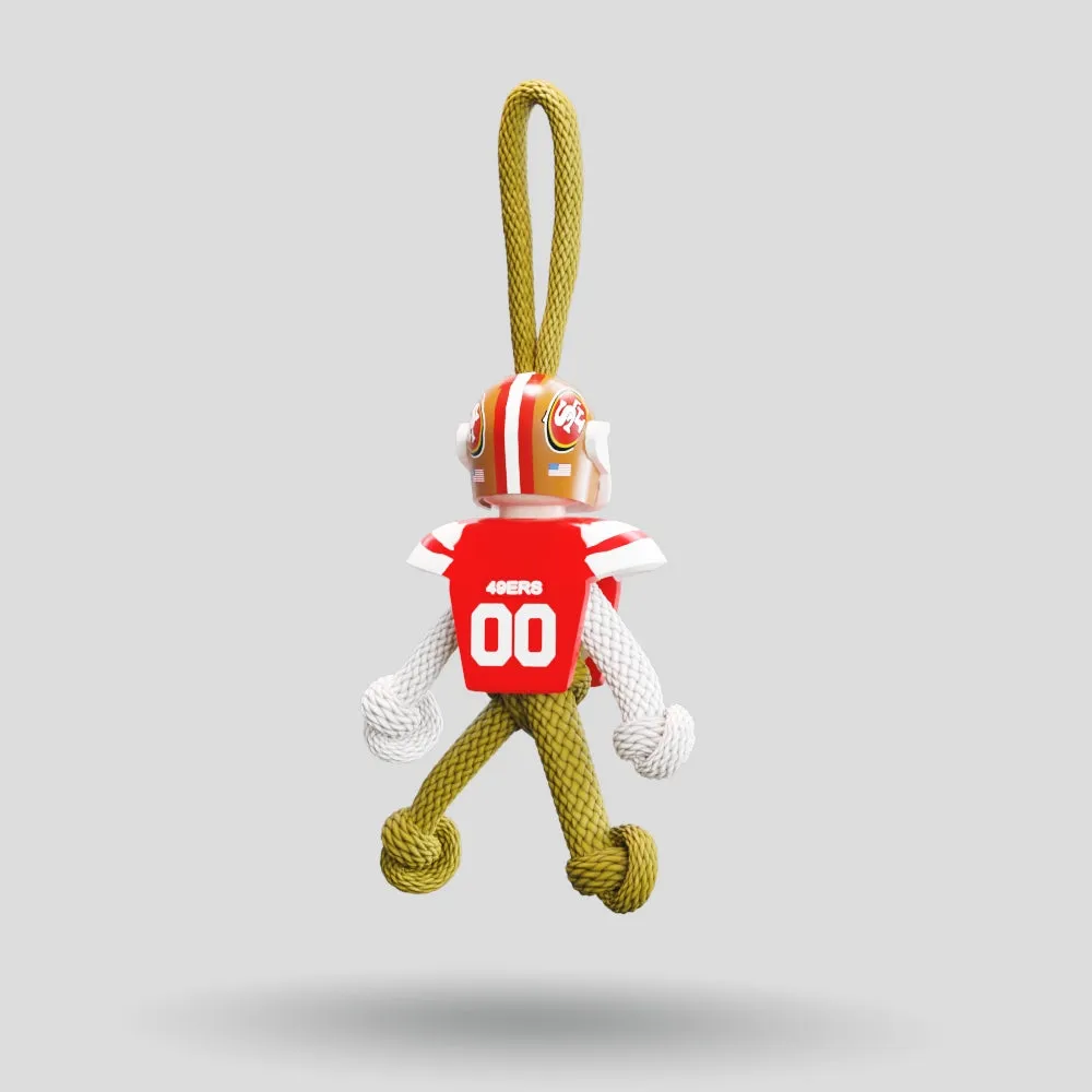 San Francisco 49ers Paracord Buddy Keychain