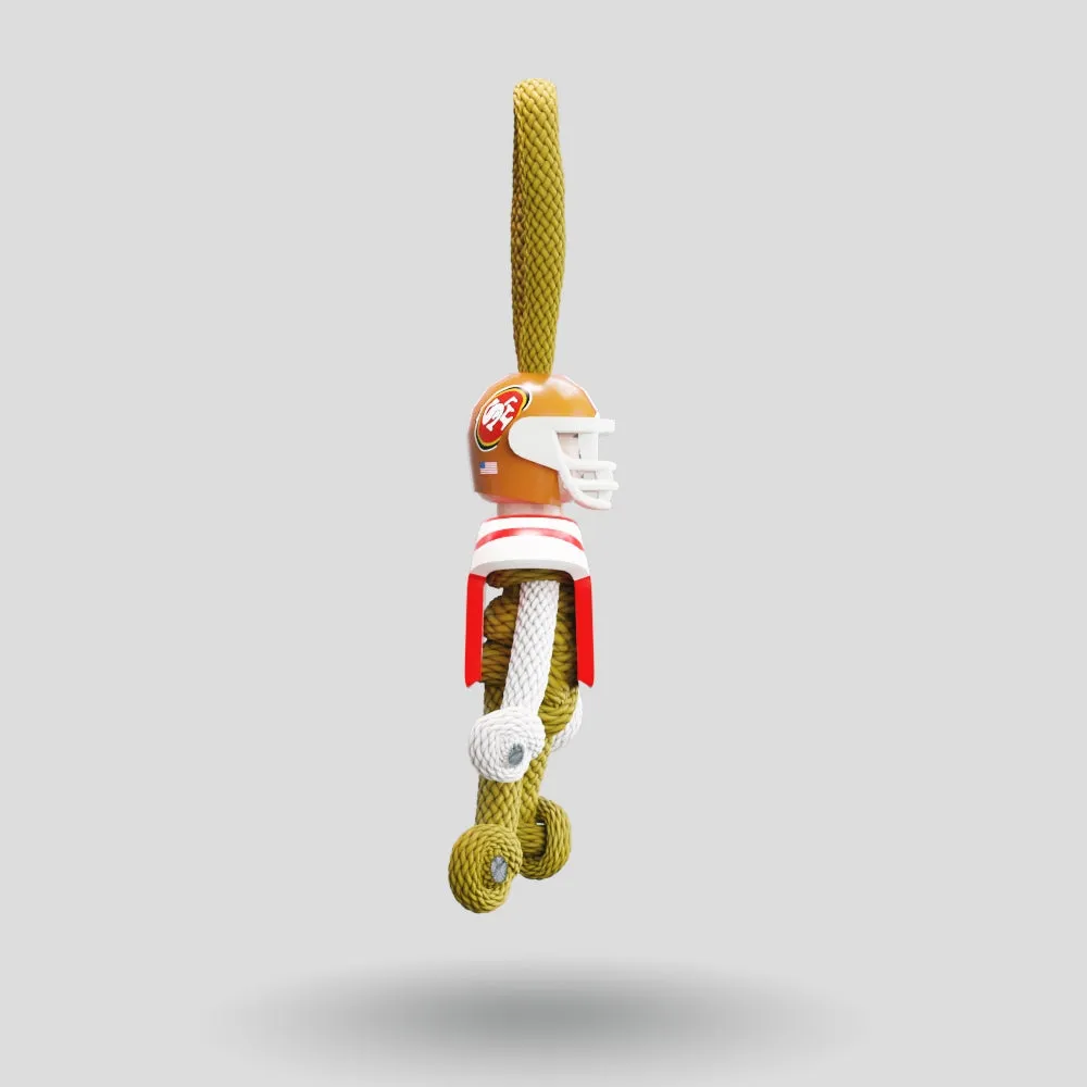San Francisco 49ers Paracord Buddy Keychain