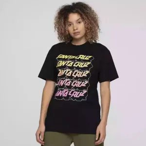 Santa Cruz Grid Stacked T-Shirt