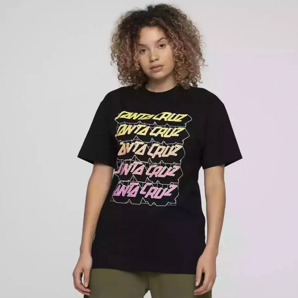 Santa Cruz Grid Stacked T-Shirt