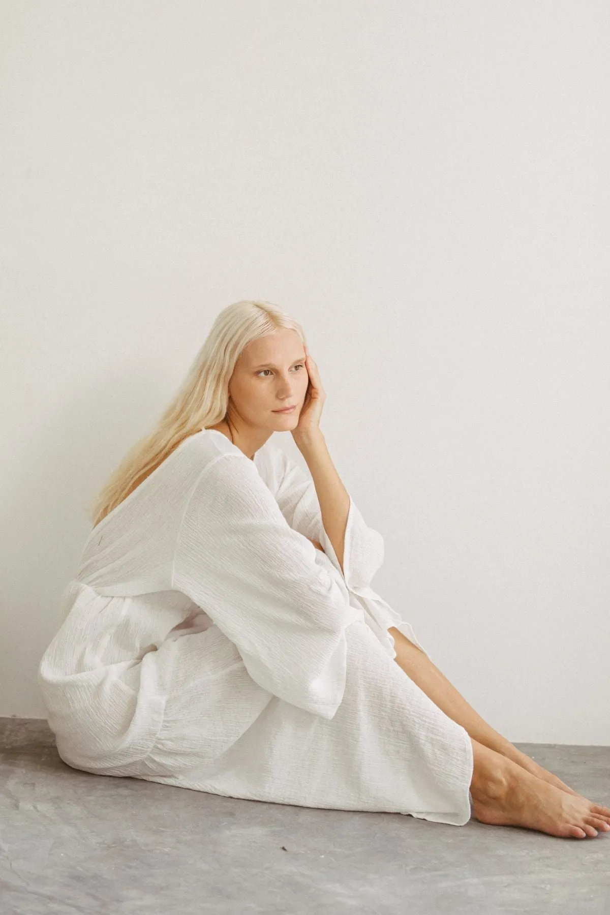 Sayan Gown (Linen/Cotton)