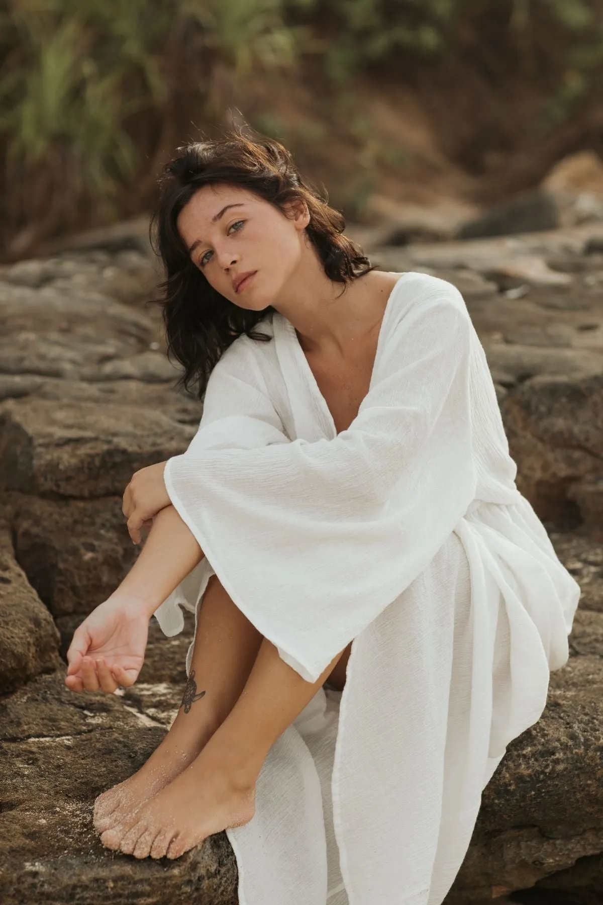 Sayan Gown (Linen/Cotton)