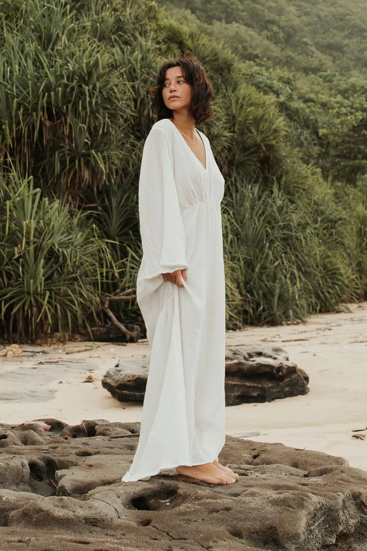 Sayan Gown (Linen/Cotton)