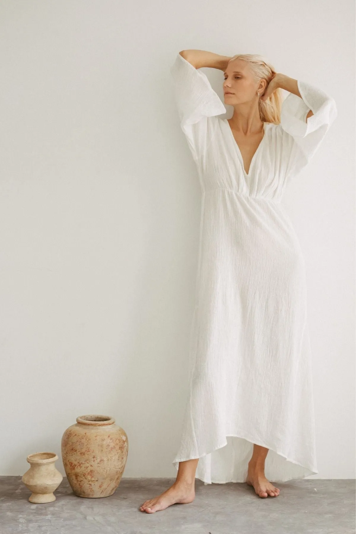 Sayan Gown (Linen/Cotton)