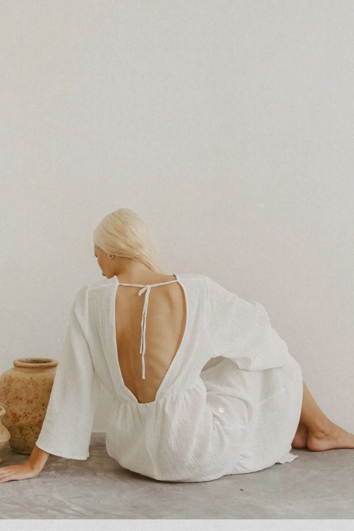 Sayan Gown (Linen/Cotton)