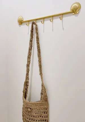 Scallop Shell Gold Wall Hook