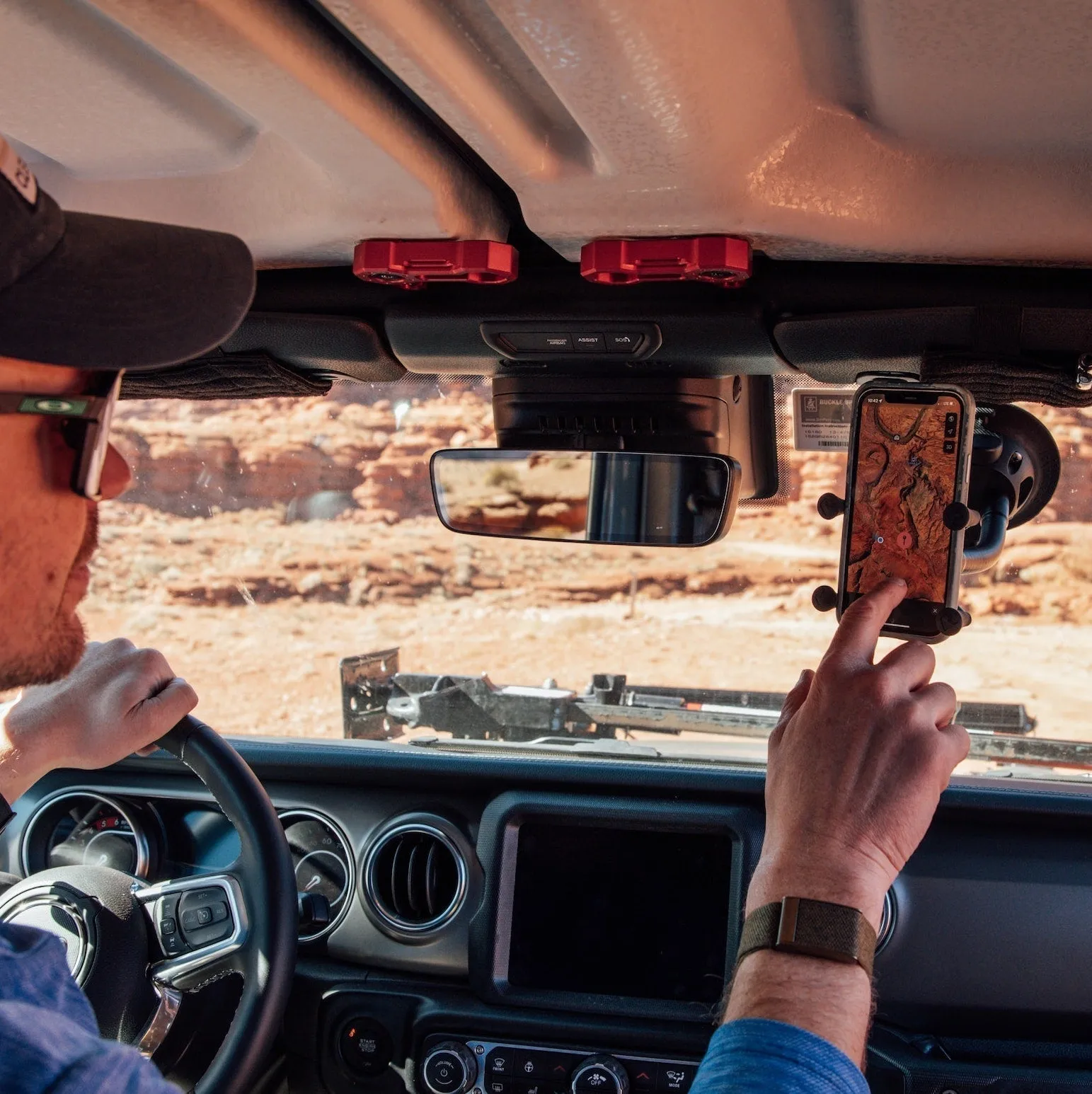 SeaSucker Flex-X Phone Mount XL - White