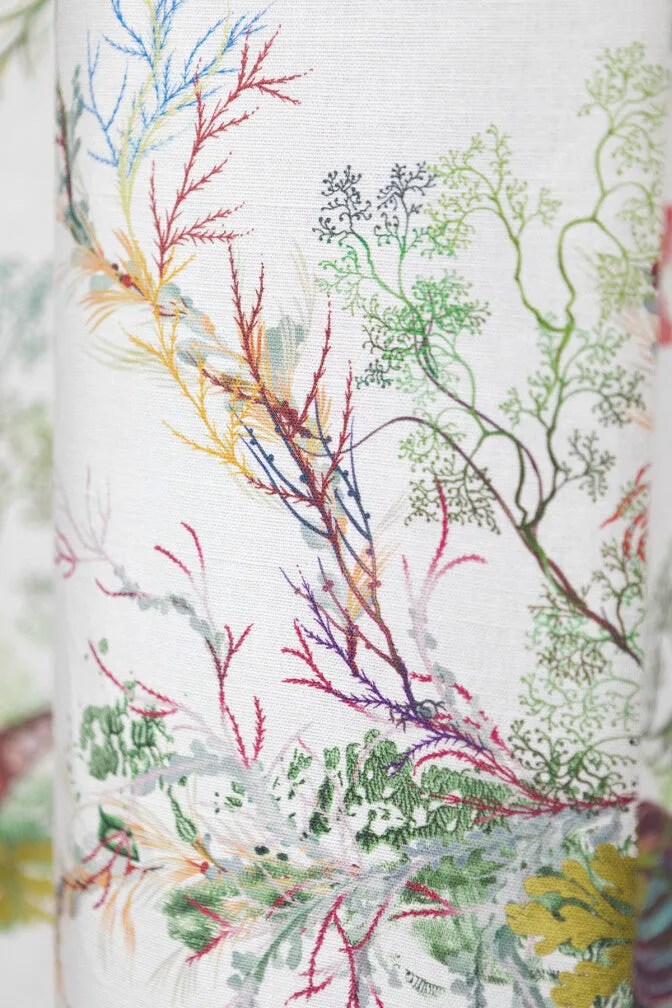 seaweed and shell fabric