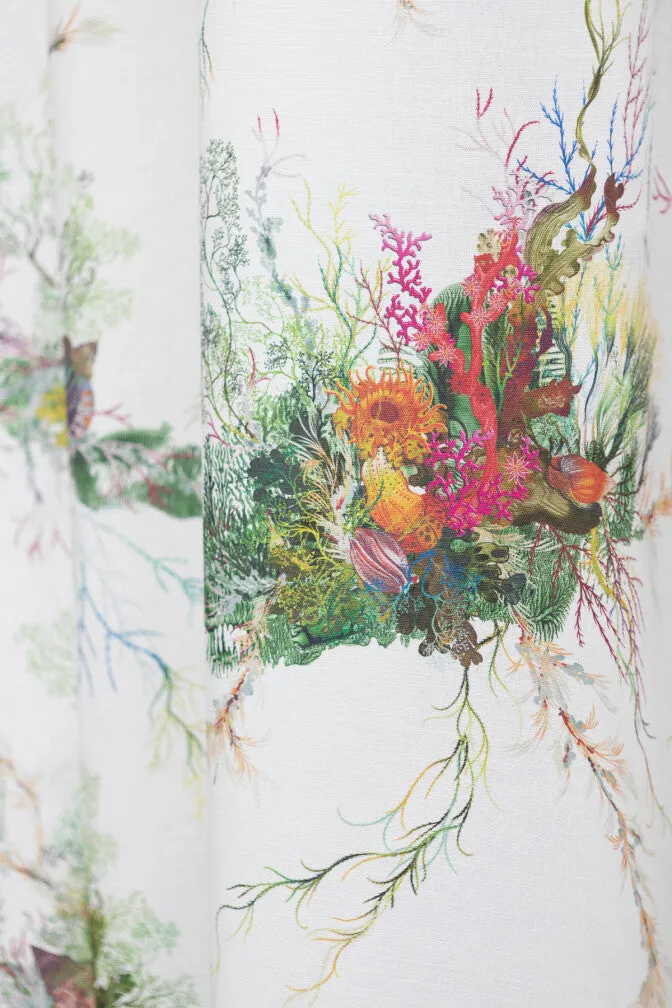 seaweed and shell fabric