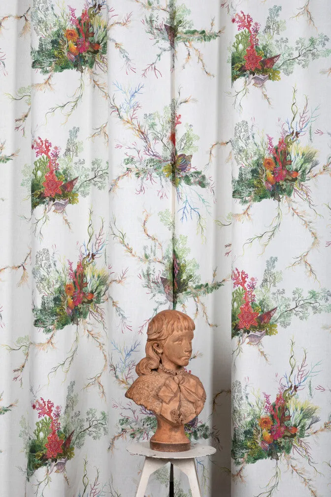 seaweed and shell fabric