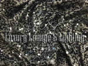 SEQUIN LINEN - CHARCOAL