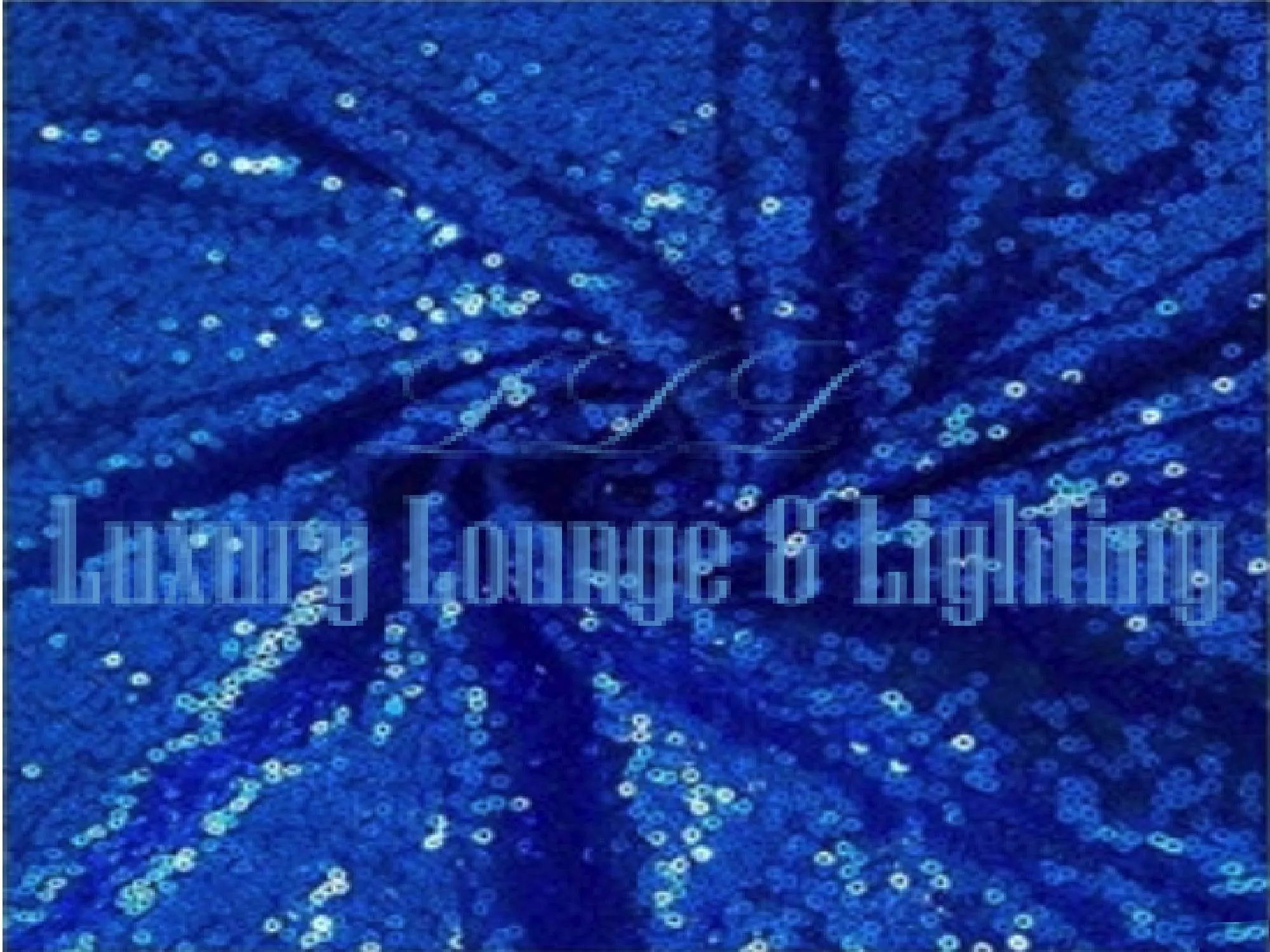 SEQUIN LINEN - ROYAL BLUE