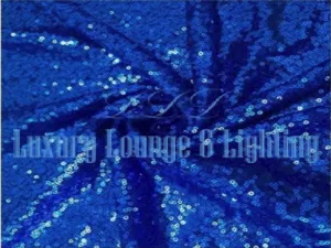 SEQUIN LINEN - ROYAL BLUE