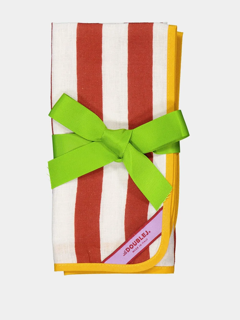 Set of 2 Riviera Brick Linen Napkins