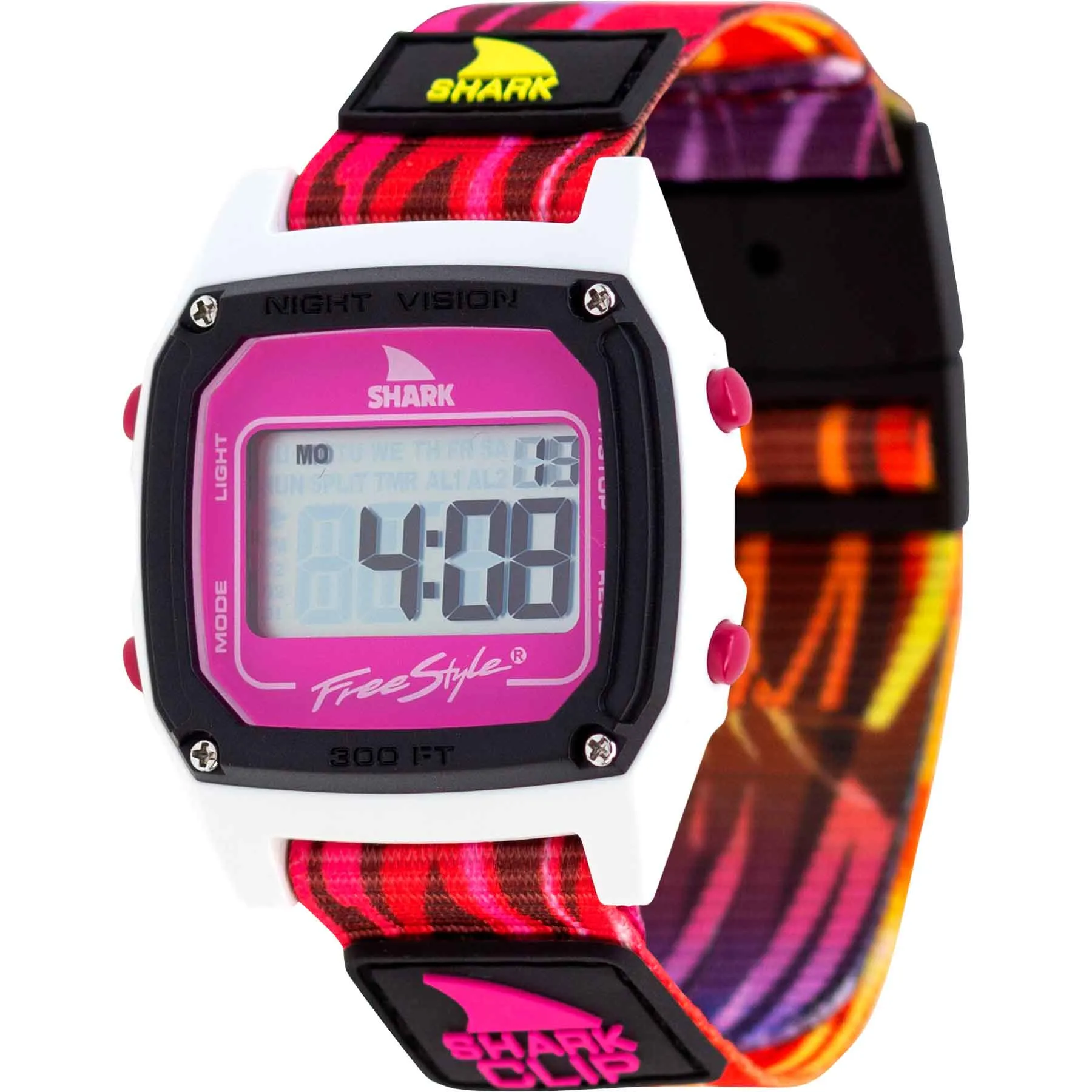 Shark Classic - Strap Kit - Clip - FIRE RED/YELLOW