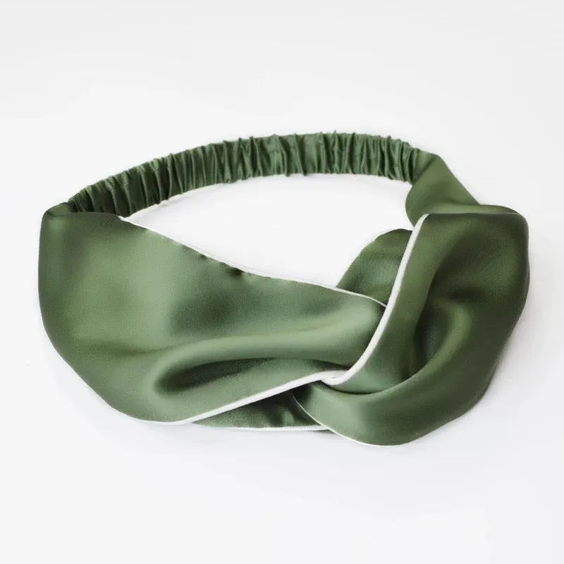 Silk Headband - Piping - custom and wholesale