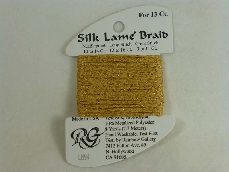 Silk Lame Braid LB94 True Gold