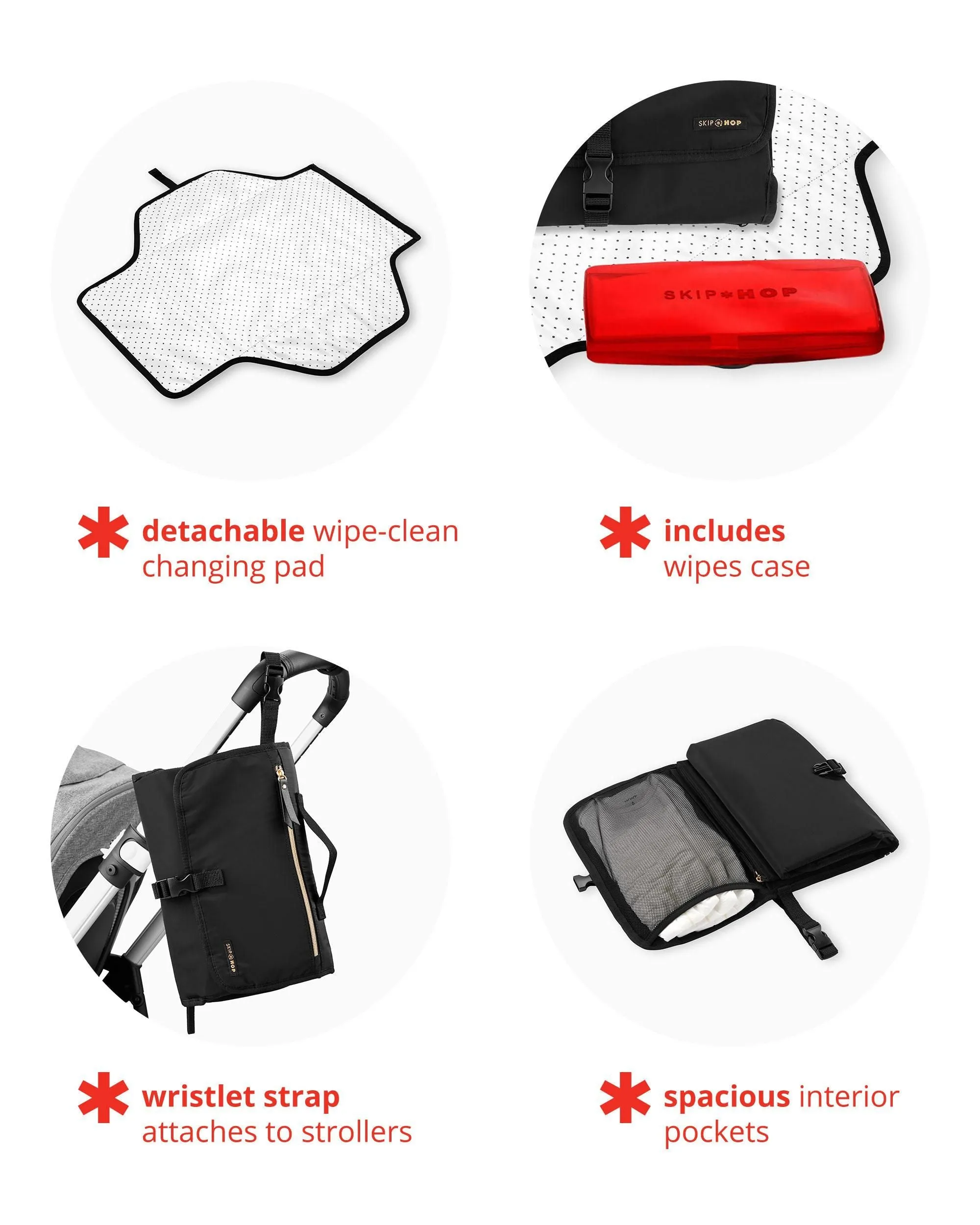 Skip Hop Envi Luxe Pronto Signature Changing Station -  Eco Black