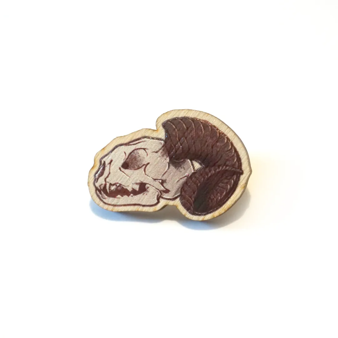 Skull | Wooden Pin