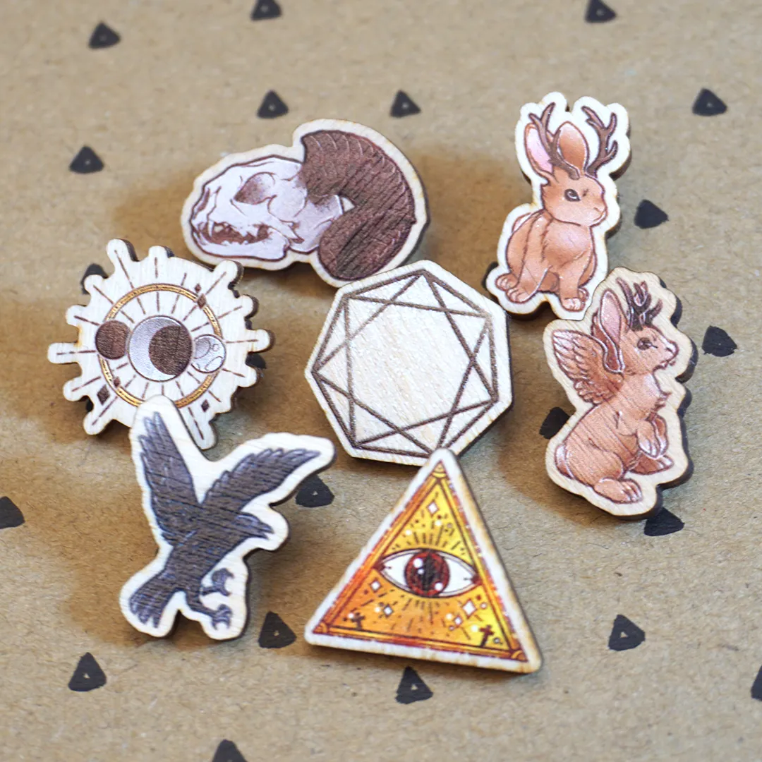Skull | Wooden Pin