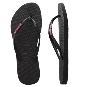 Slim Metal Logo Thongs