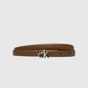 Slim Pebble Belt - Brown