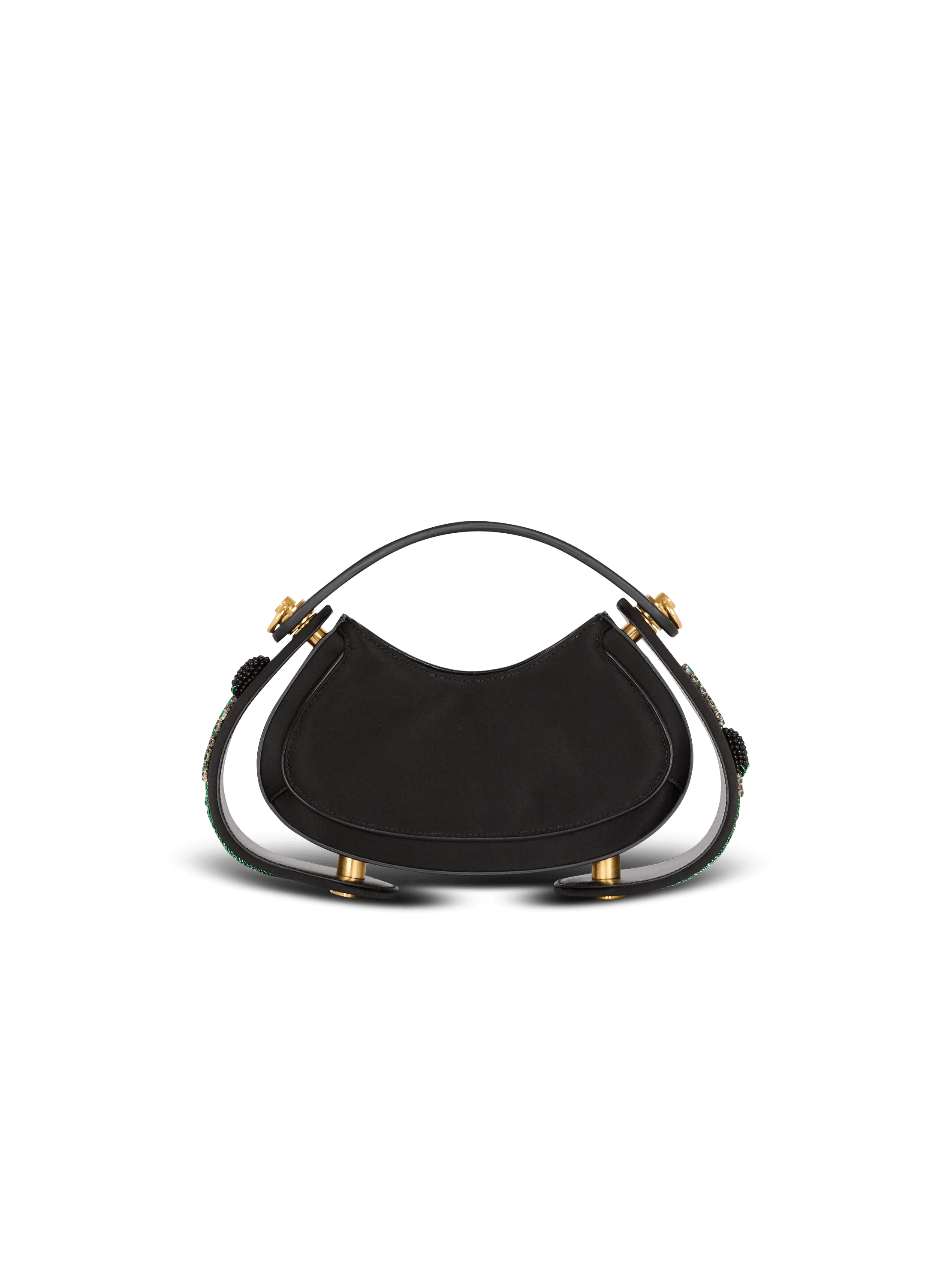 Small Jolie Madame Bag In Blackberry-Embroidered Satin